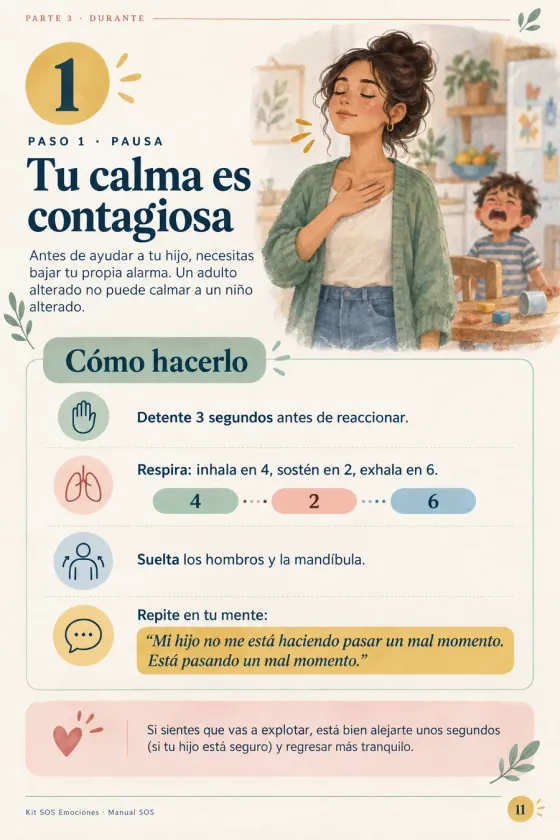 Manual SOS: Paso 1 Pausa