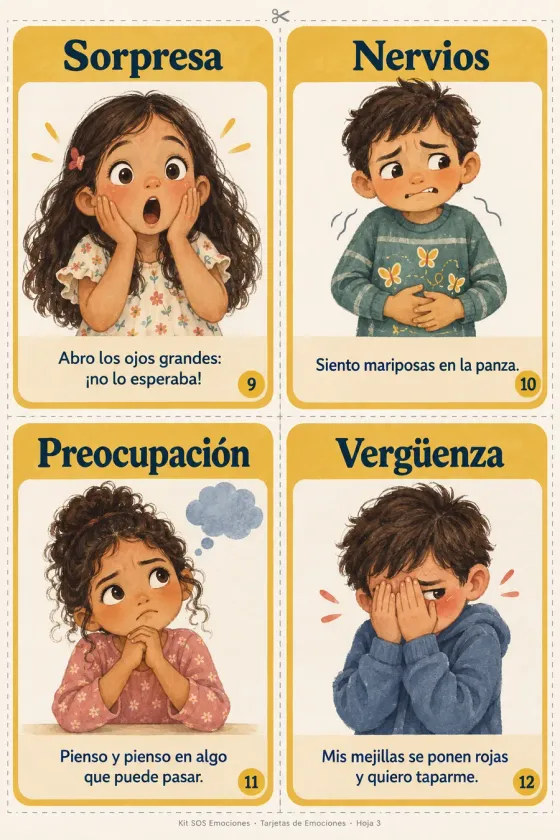 Tarjetas de Emociones