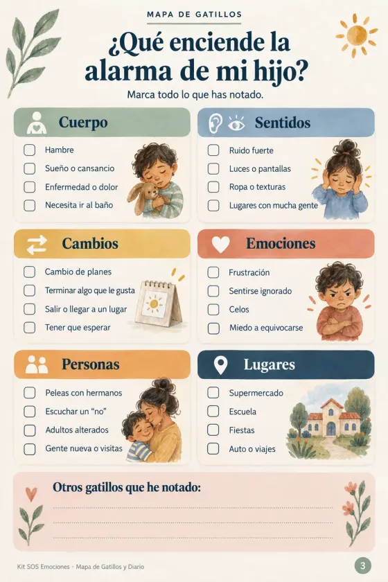Mapa de Gatillos
