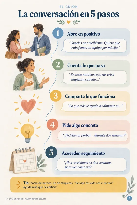 Guion para la escuela
