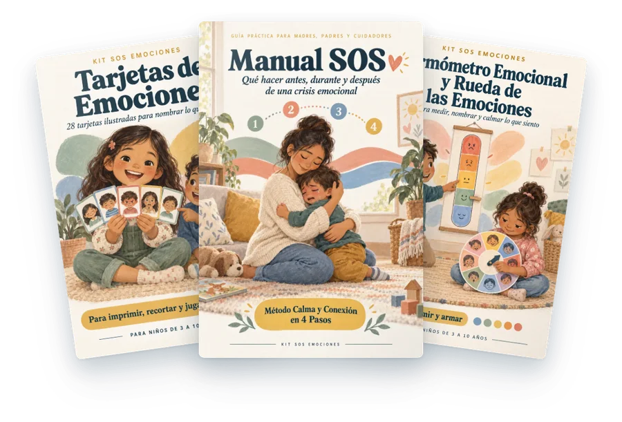 Kit Esencial: Manual SOS, Tarjetas de Emociones y Termómetro