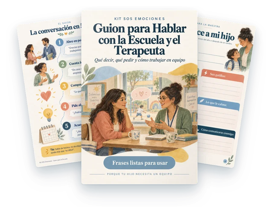 Guion para Hablar con la Escuela y el Terapeuta